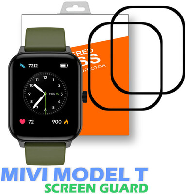 KANCHA Screen Guard for MIVI MODEL T SMARTWATCH(Pack of 2)