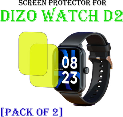 EJZATI Edge To Edge Screen Guard for DIZO WATCH D2 SMARTWATCH SCREEN GUARD(Pack of 2)