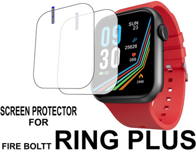 TWUAOP Screen Guard for FIRE BOLTT RING PLUS(Pack of 2)