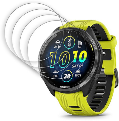SOMTONE Screen Guard for Garmin Forerunner 965 1.4 inch Smartwatch Screen Protector | Anti-Scratch | Edge to Edge Full Coverage | 9H Hardness | Screen Guard(Pack of 4)