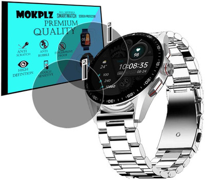 MOKPLZ Screen Guard for FIRE BOLTT INVINCIBLE PLUS SMARTWATCH(Pack of 2)