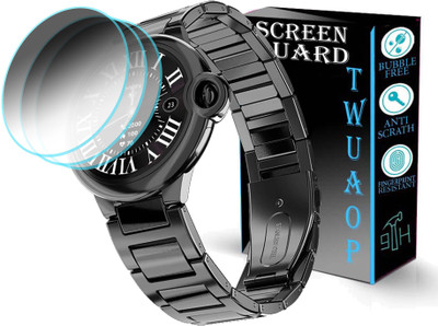 TWUAOP Screen Guard for FIRE BOLTT TOPAZ SMARTWATCH(Pack of 3)