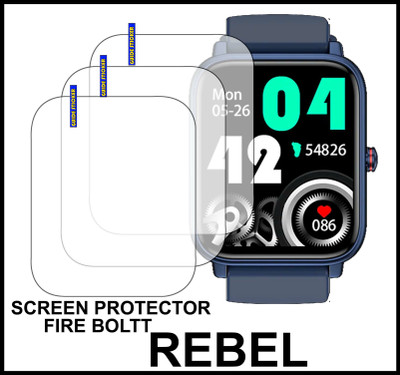 TWUAOP Screen Guard for FIRE BOLTT REBEL(Pack of 3)