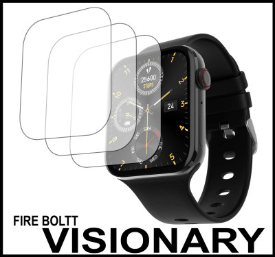 TWUAOP Screen Guard for FIRE BOLTT VISIONARY(Pack of 3)