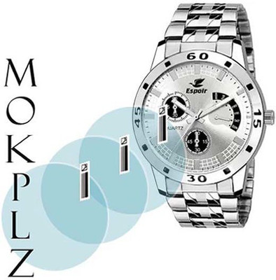 MOKPLZ Screen Guard for ESPOIR CHRONOGRAPH ES109 ANALOG WATCH(Pack of 3)