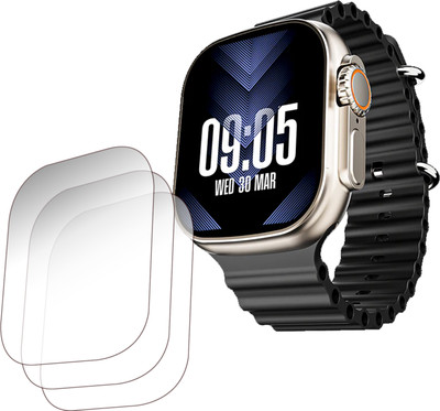 ejzatex Screen Guard for BOAT WAVE ELEVATE SMARTWATCH, SCREEN GUARD(Pack of 3)