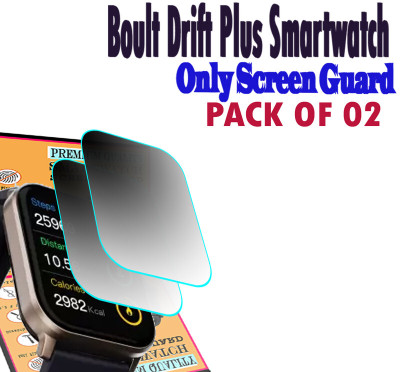 daffin Screen Guard for Boult Drift+(Pack of 2)