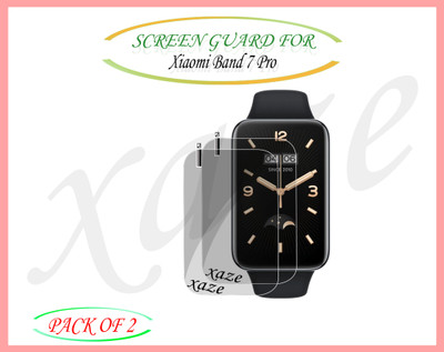 XAZE Screen Guard for Xiaomi Band 7 Pro Smartwatch(Pack of 2)