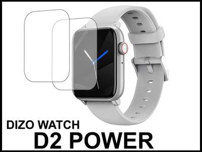 TWUAOP Screen Guard for DIZO WATCH D2 POWER(Pack of 2)