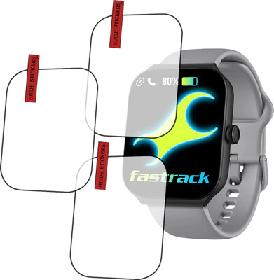 EJZATI Edge To Edge Screen Guard for FASTRACK REVOLTT FS1 MAX SMARTWATCH, SCREEN GUARD(Pack of 3)
