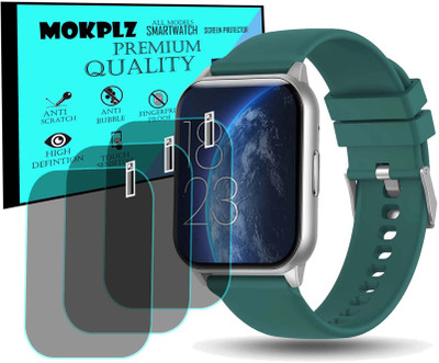 MOKPLZ Screen Guard for PEBBLE COSMOS NOVA SMARTWATCH(Pack of 3)