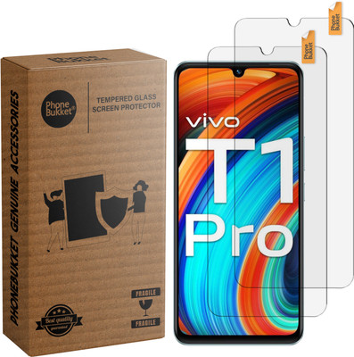 MobileBukket Screen Guard for Vivo T1 Pro 5G(Pack of 2)