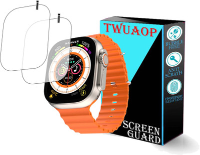 TWUAOP Screen Guard for HAMMER ACE ULTRA SMARTWATCH(Pack of 2)