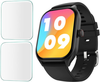 CUBES Screen Guard for Hammer Polar 2.01 Inch Smart Watch | Self Healing feature | Touch Sensitive | Unbreakable | Ultra Thin High Grade TPU Film ( Not a Tempered Glass )(Pack of 2)