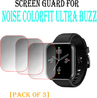 ejzatex Screen Guard for Noise Colorfit Ultra Buzz Smartwatch(Pack of 3)