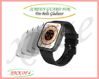 XAZE Screen Guard for Fire-Boltt Gladiator Smartwatch(Pack of 4)