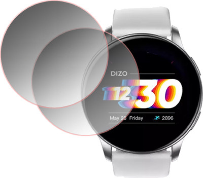 EJZATI Edge To Edge Screen Guard for DIZO WATCH R SMARTWATCH SCREEN GUARD(Pack of 2)