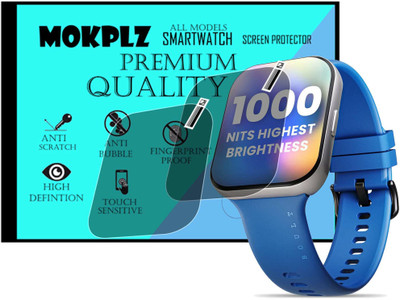 MOKPLZ Screen Guard for BOULT SWING SMARTWATCH(Pack of 2)