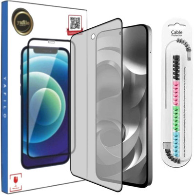 YAFILO Screen Guard for Redmi A4 5G / Redmi A5 4G / Poco C71 4G , Redmi A5 , Matte Tempered Glass Screen Protector with Free Cable Protector And Installation Kit.(Pack of 1)