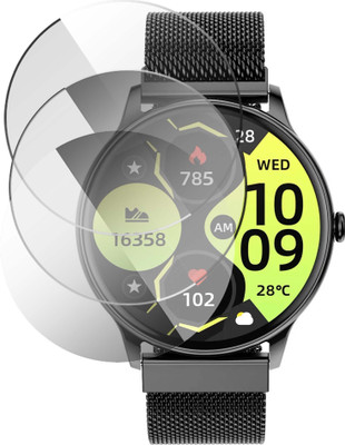 TWUAOP Screen Guard for Noise_NoiseFit_Crew_Go smartwatch(Pack of 3)