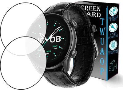 TWUAOP Screen Guard for BOAT LUNAR SPACE SMARTWATCH(Pack of 2)