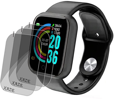 XAZE Screen Guard for D20 Pro Smart Watch Y68 Smartwatch(Pack of 3)