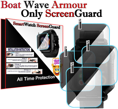 daffin Screen Guard for boAt Wave Armour(Pack of 4)