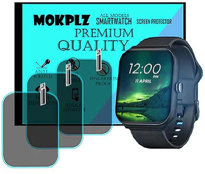 MOKPLZ Screen Guard for FASTRACK LIMITLESS FS1 SMARTWATCH(Pack of 3)