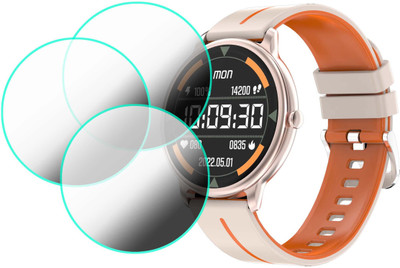 MOKPLZ Screen Guard for PEBBLE MAGNUM SMARTWATCH(Pack of 3)