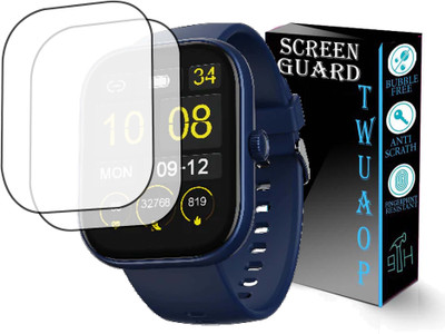 TWUAOP Screen Guard for BOAT WAVE SIGMA SMARTWATCH(Pack of 2)