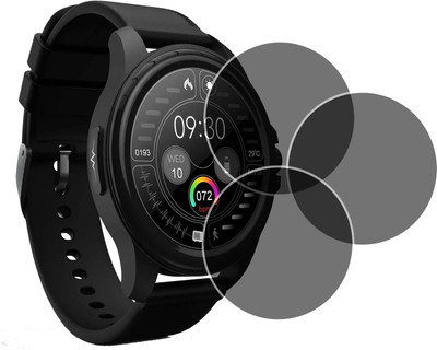MOKPLZ Screen Guard for BEATXP FLUX SMARTWATCH(Pack of 3)
