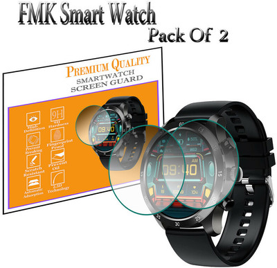 daffin Screen Guard for FMK Smart Watch(Pack of 2)