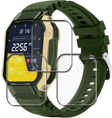tombik Screen Guard for AZ33- Fire-Boltt Shark Smartwatch P-3(Pack of 3)