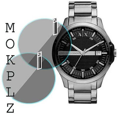 MOKPLZ Screen Guard for ARMANI EXCHANGE HAMPTON ANALOG(Pack of 2)