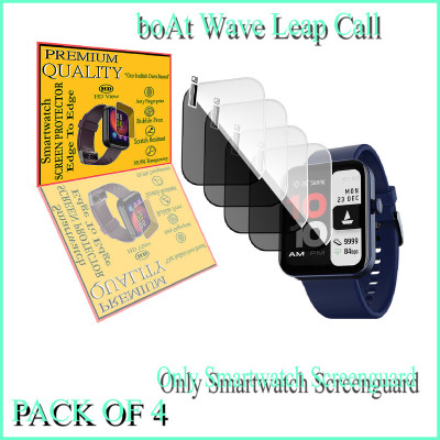 daffin Screen Guard for boAt Wave Leap Call(Pack of 4)