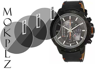 MOKPLZ Screen Guard for TIMEX TWEG16202 ANALOG GREY DIAL(Pack of 3)