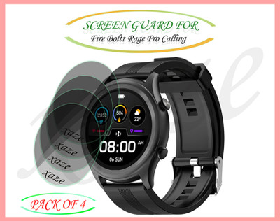 XAZE Screen Guard for Fire Boltt Rage Pro Calling Smartwatch(Pack of 4)