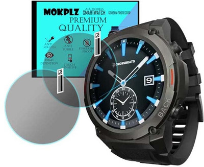 MOKPLZ Screen Guard for CROSSBEATS ARMOUR DIVE SMARTWATCH(Pack of 2)