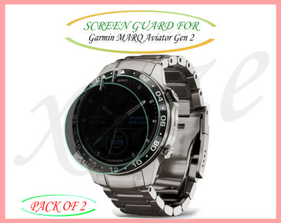 XAZE Screen Guard for Garmin MARQ Aviator Gen 2 Smartwatch(Pack of 2)