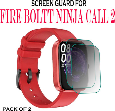 hirdesh Screen Guard for Fire-Boltt Ninja Call 2(Pack of 2)