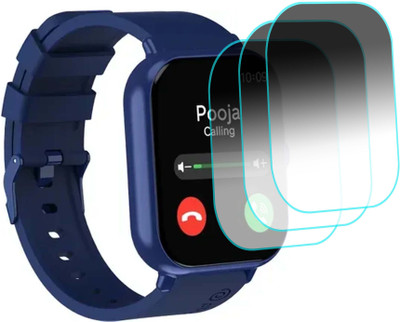 TWUAOP Screen Guard for PTRON REFLEX ACE SMARTWATCH(Pack of 3)