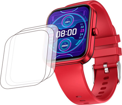 ejzatex Screen Guard for Fire-Boltt Wonder Smartwatch screen guard(Pack of 3)