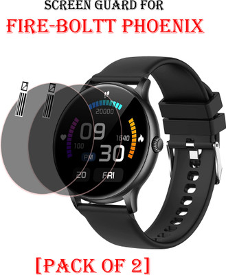 EJZATI Edge To Edge Screen Guard for FIRE BOLTT PHOENIX SMARTWATCH SCREEN GUARD(Pack of 2)