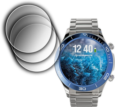 ejzatex Screen Guard for CROSSBEATS MONARCH REGAL SMARTWATCH, SCREEN GUARD(Pack of 3)