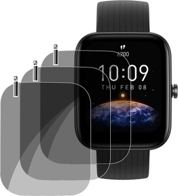 XAZE Screen Guard for Amazfit Bip 3 Pro Smartwatch(Pack of 3)