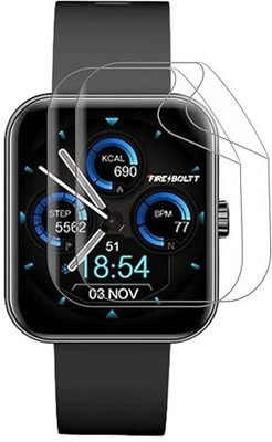 LIGHTWINGS Screen Guard for Fire Boltt AI 1.7 inch SmartWatch(Pack of 2)