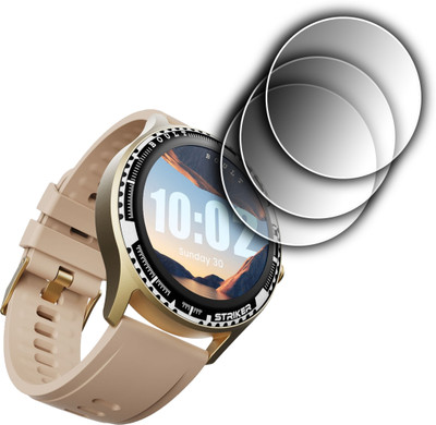 EJZATI Screen Guard for BOULT STRIKER SMARTWATCH, SCREEN TEMPERED(Pack of 3)