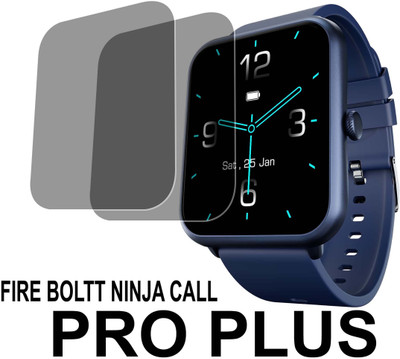 TWUAOP Screen Guard for FIRE BOLTT NINJA CALL PRO PLUS(Pack of 2)