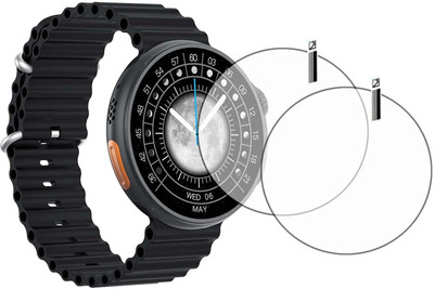 MOKPLZ Screen Guard for FIRE BOLTT ASTEROID SMARTWATCH(Pack of 2)