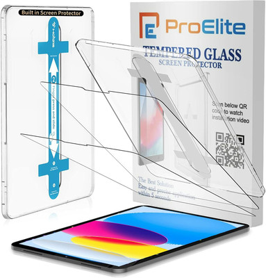 Proelite Tempered Glass Guard for iPad(A16)11th/10th Gen(2025/2022) Tempered Glass Screen Protector with Auto Alignment Kit(Pack of 1)